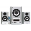 Колонки Dialog W-3200 <Silver> (2x20W +Subwoofer 30W, дерево, ПДУ) <09218>