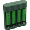 Зарядное уст-во GP <GPB421/85AAAHCE-2B4> (NiMh,  AA/AAA) +AAAx4шт аккум.