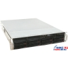 SuperMicro 2U 6025B-3B Black(LGA771,i5000P,SVGA,DVD,SAS RAID,8xHotSwap SAS/SATA,2xGbLAN,8DDRII FBDIMM,560W)