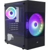 Minitower Aerocool <Atomic Lite-G-BK-V1> Black  MicroATX  без  БП