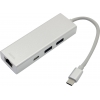 Hama <135757> 2-Port USB3.0 Hub + USB-C +  LAN, подкл. USB-C