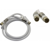 Hama <83190> Кабель антенный ТВ  9.5  (M-M,  1.5