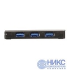 Разветвитель USB 3.0 Hama UltraActive  4порт. серебристый (00054544)