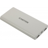 Внешний аккумулятор CANYON <CNE-CPB1006W> White  (2xUSB  2.1A,  10000mAh)