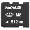 SanDisk Memory Stick Micro M2 512Mb + M2-->MS Adapter