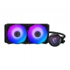Кулер ЦП MSI MAG CORELIQUID 280R LGA1150/LGA1151/LGA1155/LGA1200/LGA1366/LGA2011/LGA2011-3/LGA2066/SAM2/SAM2+/SAM3/SAM3+/SAM4/SFM1/SFM2/SFM2+ 84.36 фут3/мин Вес 1.9 кг MAGCORELIQUID280R