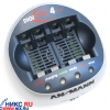 Зарядное уст-во ANSMANN DigiSpeed 4 Ultra <5707053/5707103> (NiMh/NiCd, AA/AAA) +4шт. аккум.