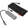Akasa <AK-CBCA25-18BK> USB3.0 Hub 4 port,  подкл. USB-C
