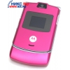 Motorola V3 Pink (900/1800/1900, Shell, LCD 176x220@256k+96x80@4k, GPRS+Bluetooth,видео,MMS,680mAh 80/3.5ч, 95г)