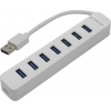 Orico <TWU3-7A-WH> 7-Port Hub, 7xUSB2.0  + USB-C