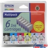Картридж T559740 Multi Pack набор из 6 картриджей <CMYKLcLm> для EPS  ST  Photo  RX700