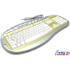 Клавиатура Defender Slalom <KM-4910G> Gold&Silver <PS/2> 104КЛ+18КЛ М/Мед