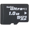 SanDisk microSecureDigital (microSD) Memory Card 1Gb Ultra II + microSD-->SD Adapter