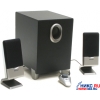 Колонки Edifier M1350 <Silver-Black> (2x2W +Subwoofer 4.5W  дерево,  ПДУ  проводной)