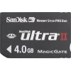 SanDisk Memory Stick PRO DUO MagicGate 4Gb Ultra II + MS DUO-->MS Adapter