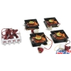 Thermaltake <A1873> 4 Channel 8025 VR Fan Kit (FanSpeedControl, 80x80x25mm, 23-37дБ, 1300-3000об/мин)