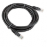 Кабель PATCH CAT5E UTP 3M BLACK GL3717 GEPLINK