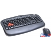 A4-Tech X7 Game Master Desktop <KX-2810> (Кл-ра Ergo,М/Мед, PS/2,+Мышь USB&PS/2, 7кн, Roll)