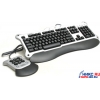 Кл-ра Saitek PC Gaming PZ08AR <USB> Ergo 104КЛ+4КЛ М/Мед+Pad 11КЛ, подсветка клавиш