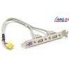 GigaByte <12CR1-1UB030-51(R)> планка портов 2 Ports USB 2.0