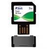 A-Data <SD Duo Card-1Gb 80x> SecureDigital Memory Card + USB