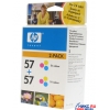 Картридж HP C9503AE 2-Pack (№57+№57)Color  для DJ450C(B)i/wbt/5150/5652/96x0,OJ4255/6110,PhSm145/7xx0,PSC1110/12xx