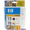 К-ж hp SA310AE 2-Pack(№15+№78)Black+Color для hp DJ 916c/920c/940c/ 3810/16/20/22 OJ5110/v30/v40/v45 CC310 Fax1230
