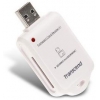 Transcend <TS-RDS1> White USB2.0  MMC/RS-MMC/SD/Mini SD/ Card Reader/Writer