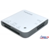 Transcend <TS-RDM2S-Silver> USB2.0  CF/MD/MMC/SD/Mini SD/micro SD/xD/MS(/Pro/Duo) Card Reader/Writer