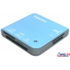 Transcend <TS-RDM2B> Blue USB2.0  CF/MD/MMC/SD/Mini SD/micro SD/xD/MS(/Pro/Duo) Card Reader/Writer