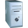 Minitower Foxconn TLM-454 Black&Silver MicroATX 350W (24+4пин)