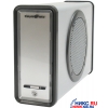 Tsunami  S-3500 <S3500S-FAN-IDE Silver> (EXT BOX для внешнего подключения 3.5" IDE HDD,USB2.0,Aluminum)+БП