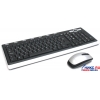 Labtec Ultra-flat Wireless Desktop USB Black&Silver(Кл-ра М/Мед,USB, FM+Мышь USB,3кн,Roll,FM) <967680>