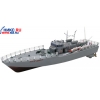 Модель Д/У <HT-2877(F)> Катер Warship (  Аккум, ЗУ, "Крона")
