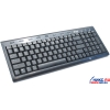 Кл-ра Hiper <HCK-1K18A-RU V2>  Black <USB&PS/2> 103КЛ+8КЛ М/Мед  Aluminium