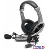 Наушники с микрофоном Genius HS-04U  (USB,  регул.  громкости)