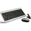 A4-Tech PowerSaver R7 Wireless Desktop <RKS-520D> (Кл-ра М/Мед, USB, FM+Мышь, 4кн, Roll, USB, FM)