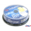 Mini DVD+RW Disc Verbatim   1.4Gb  4x  <уп. 10 шт> на  шпинделе, printable <43641>