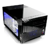 Minitower Thermaltake <VF6450BWSE> Black Window LANBOX Lite  microATX 450W (24+4+6пин)