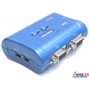 TRENDnet <TK-209K> 2-port USB&VGA KVM Switch with Audio (клавиатура  USB+мышь  USB+VGA15pin+Audio+Mic)(+2  кабеля)