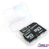 Transcend <TS1GUSD-2> microSecureDigital (microSD) Memory Card 1Gb + microSD-->SD + microSD-->miniSD Adapters