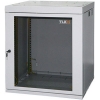 Настенный двухсекционный шкаф <TWC-125350-G-GY> 19", 12U, стеклянная дверь, Ш532хВ599хГ500мм, серый