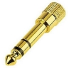 Hama <42718> Переходник  Jack6.3-M  -->  Jack3.5-F