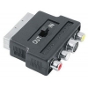 Hama <42357> Переходник  SCART(In/Out)-M-->S-Video, 3 RCA
