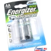 Аккумулятор Energizer HR6-2 (1.2V, 2500/2450mAh) NiMH, Size "AA" <уп. 2 шт>