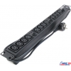 Разветвитель с защитой Vektor <R19-1> 3x4 розеток IEC-320, в стойку 19" 1U