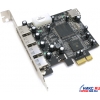 Controller STLab U-320 (RTL) PCI-Ex1, USB 2.0, 4 port-ext , 1 port-int