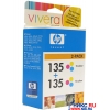 Картридж hp CB332HE 2-Pack(№135+№135)Clr для hp DJ9803d/D4163,OJ6(2/3)13/7x13,PhSm2573/8x53/C(3/4)183,PSC1(5/6)13