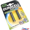 Аккумулятор Duracell AAA/HR03-2 (1.2V, 1000mAh) NiMh, Size "AAA" <уп. 2 шт.>