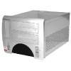 Minitower Thermaltake <VF1450SNAE> Silver LANBOX microATX 450W (24+4+6пин) Aluminum